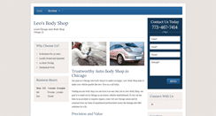 Desktop Screenshot of chicagoautobodycenter.com